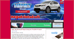 Desktop Screenshot of nepatriotsdraft.com